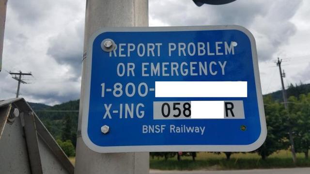 Bonner County Railroad Crossing Information Bonner County Railroad Crossing Information